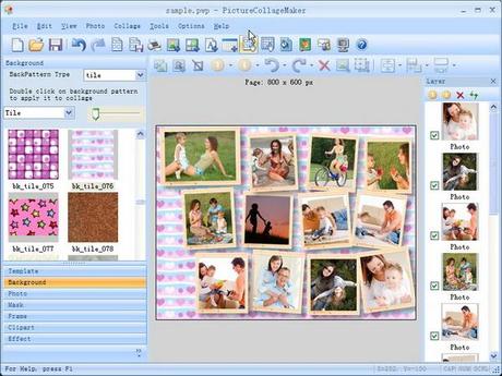 main window Picture Collage Maker Pro 4 Gratis: Creare fantastici collage con le vostre foto facilmente [Windows App]