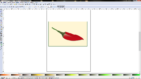 Il risultato finale in Inkscape