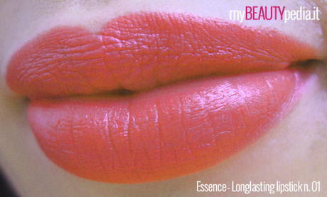 Essence, longlasting lipsticks [nuovi rossetti n.01 e 09]