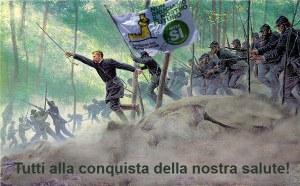 Manifesto ideato da Patrizia Nuvolari per la battaglia referendaria contro il pirogassificatore.