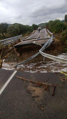 Strada Statale 129 Nuoro - Galtellì località Sa Mendula scatto di Antonio Sedda