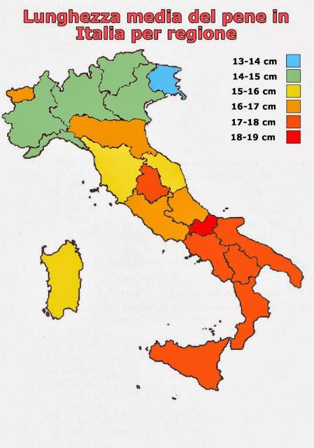 La classifica dei peni d'Italia. Trionfa a sorpresa il Molise