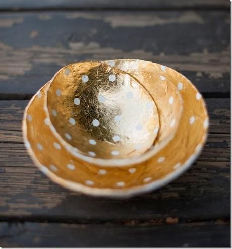 case e interni - Natale fai da te - diy - iotole bianco oro (3)