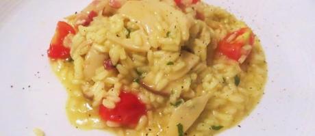 riso funghi porcini curry