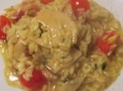 Risotto curry porcini