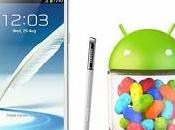 Samsung Galaxy Note iniziato rilascio ufficiale Android Jelly Bean