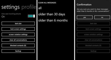 Nokia Lumia come cancellare la cronologia di WhatsApp