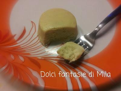 Flan al gorgonzola