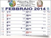 Calendario 2014 free stampabile e personalizzabile