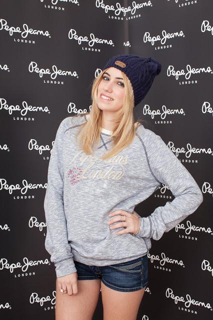 wearing new Pepe Jeans collection...