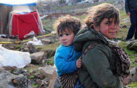 A young Syrian girl earlier in 2013.