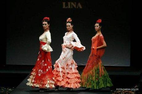 I vestiti da flamenca ricamati di Lina, si ispirano (anche) allo scialle spagnolo