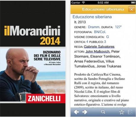 morandini iphone 614x529 Arriva il dizionario dei film 2014 per iOS, il Morandini 2014