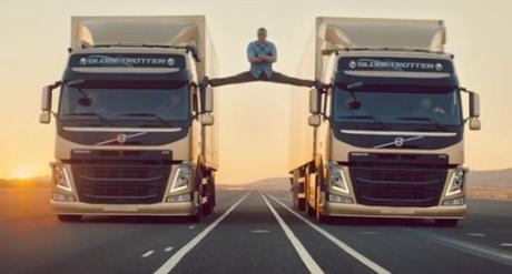 van-damme per lo spot volvo