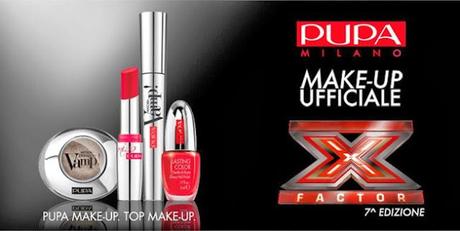 PUPA MAKE-UP UFFICIALE  DELLA 7° EDIZIONE DI X FACTOR 2013