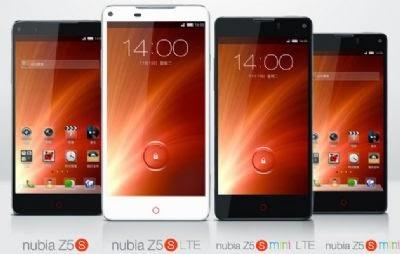 ZTE amplia la gamma Nubia con i nuovi ZTE Z5S, Z5S LTE, Z5S mini e Z5S mini LTE