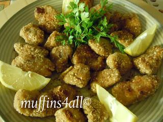 Bocconcini di tacchino alle paprike e sesamo, al forno