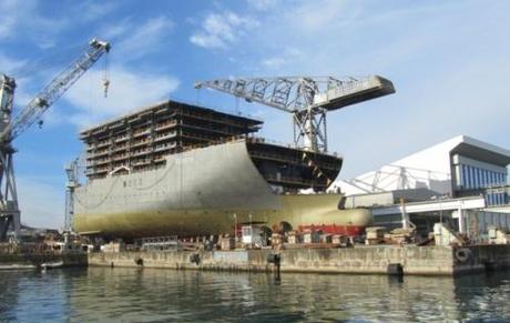 fincantieri stabia castellammare 630 A Castellammare di Stabia aria di lavoro: arrivano 7 nuove commesse per la Fincantieri