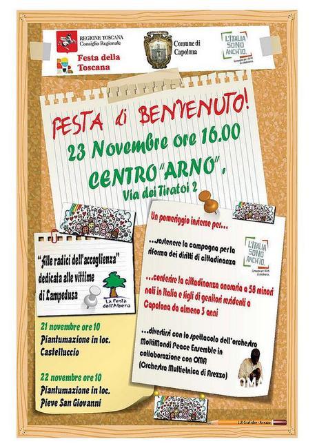Festa di Benvenuto! Festa di Benvenuto!