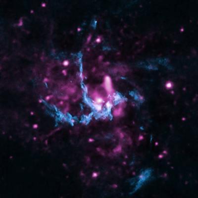 Crediti: X-ray: NASA/CXC/UCLA/Z. Li et al; Radio: NRAO/VLA