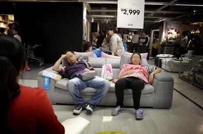 In Oriente si dorme all'Ikea?