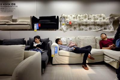 In Oriente si dorme all'Ikea?