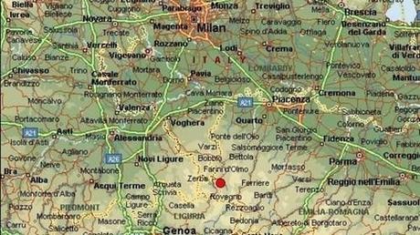 Tre scosse di terremoto fra Alessandria e Pavia