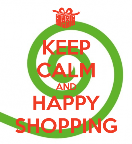 keep calm and happy shopping