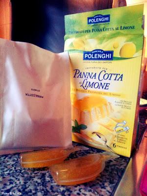 Preparato per panna cotta al limone dell'azienda Giancarlo Polenghi