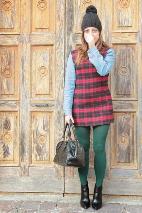 Tartan + Beania con retina - OUT-FIT