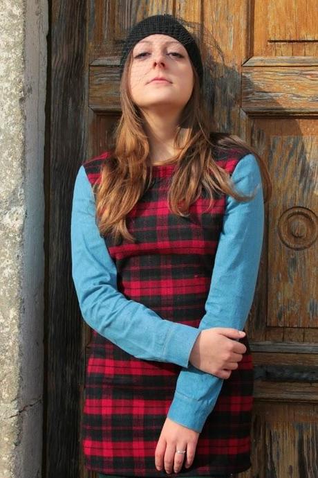 Tartan + Beania con retina - OUT-FIT