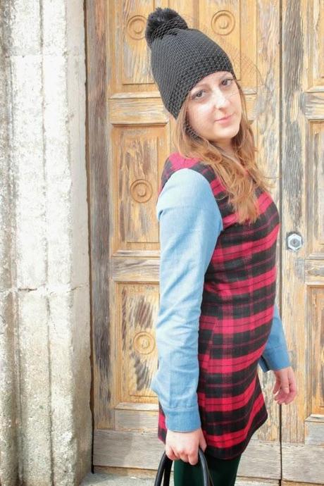 Tartan + Beania con retina - OUT-FIT