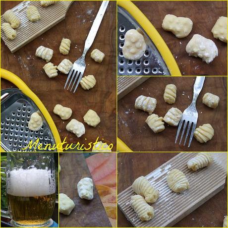 Collage gnocchi di ceci