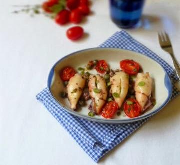 calamari ripieni di feta