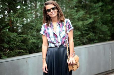 In the Street...Camicia Tartan...For vogue.it