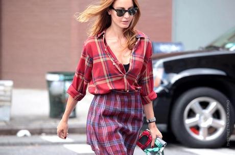 In the Street...Camicia Tartan...For vogue.it