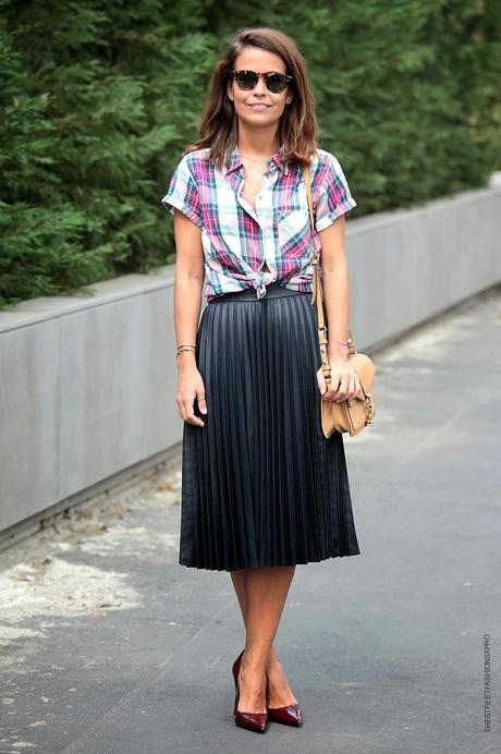 In the Street...Camicia Tartan...For vogue.it