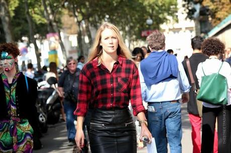 In the Street...Camicia Tartan...For vogue.it