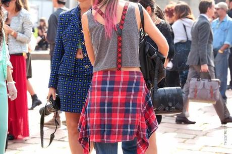 In the Street...Camicia Tartan...For vogue.it