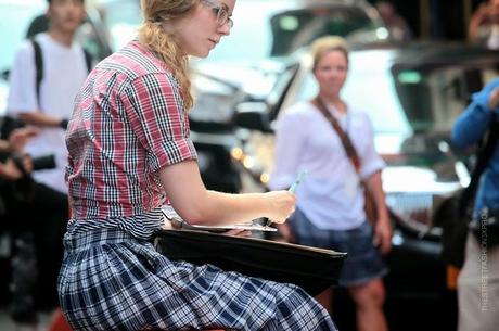 In the Street...Camicia Tartan...For vogue.it