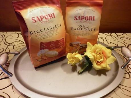 NOVITA' SAPORI DI SIENA :RICCIARELLI E PANFORTE MARGHERITA