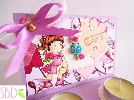 Scrapbooking: Scatola Regalo porta Candele - Candles Gift Box