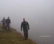 rifugio Curò maslana - sentiero n.332 invernale, rientro nella nebbia