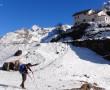 Arrivati al rifugio Curò da Maslana - sentiero n.332 invernale