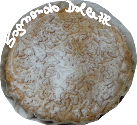 Torta della nonna con crema Frangipane