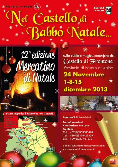 A Frontone (PU) torna Babbo Natale nel suo castello