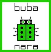 bubamara logo verde con scritta