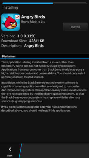 IMG 20130820 298x530 Guida per installare APK e programmi Android su BlackBerry BB10 tramite 1mobile Market