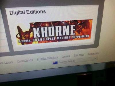 Rumors Space Marine del Caos: il Supplemento per Khorne