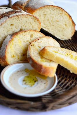 pane di semola con pasta madre